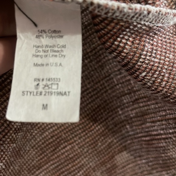 W5 top In Tweed Pastel Color Sz med excellent like new condition zip up back - Picture 6 of 6